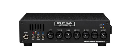 MESA BOOGIE SUBWAY D800 рофессиональный усилитель класса D для бас-гитары, мощность 800 Вт при 4 или 2 Ом и 400Вт при 8 Ом, Активный 4х полосный эквал