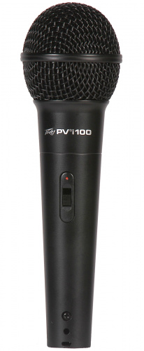 PEAVEY PVi 100 Microphone - XLR динамический микрофон с выключателем, кардиоида, в комплекте сумка, держатель и кабель XLR-XLR.