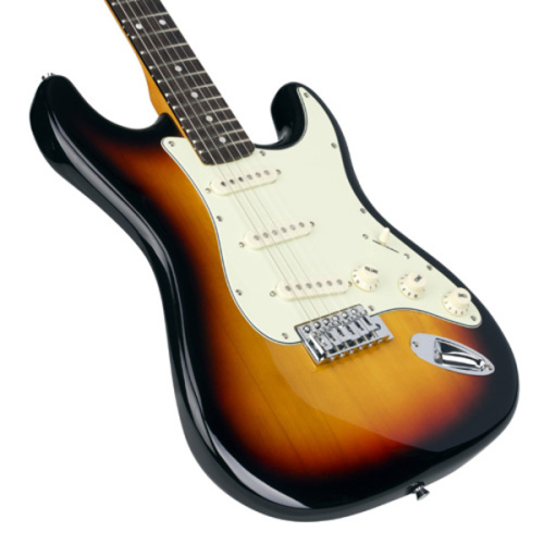 SX SST62+/3TS Электрогитара, stratocaster, корпус: ольха, гриф: клён, накладка: палисандр, 21 лад, регуляторы: 2 тон, 1 громкость, 5-позиционный перек фото 3