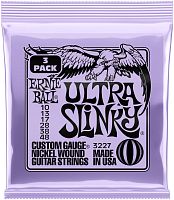 ERNIE BALL 3227 набор из 3х комплектов для эл. гитары Nickel Wound Ultra Slinky (10-48)