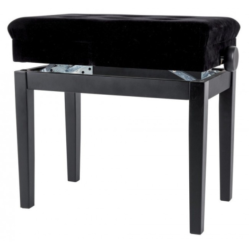 GEWA Piano bench Deluxe Compartment Black highgloss Банкетка для пианино (130510)