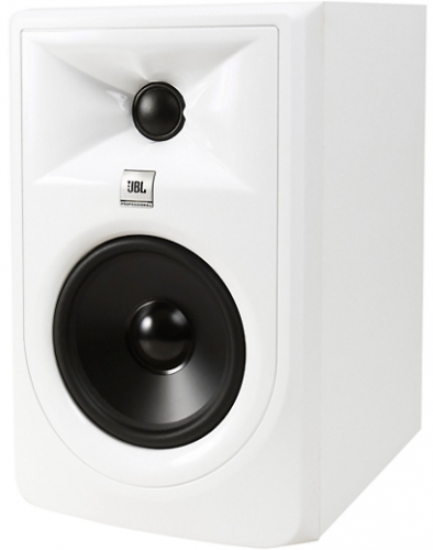 JBL 305P MKII (White) Цвет белый, активный студийный монитор 5" с магнитным экраном, 43 Гц-24 кГц, 41 Вт НЧ + 41 Вт ВЧ RMS, балансный XLR/jack. фото 3