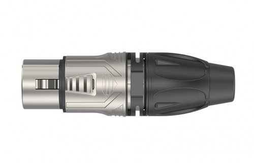 ROXTONE RX3F-NS Разъем cannon кабельный 1шт., мама 3-х контактный, цвет: серебро, каждый разьем в блистере, фото 2