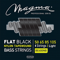 Magma Strings BE400NB Струны для бас-гитары Серия: Nylon Black Tapewound Калибр: 50-65-85-105 О