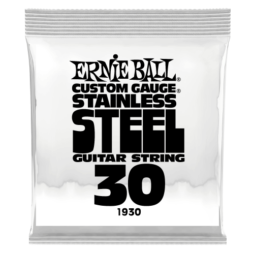 Ernie Ball 1930 струна одиночная для электрогитары Серия Stainless Steel Калибр: 30 Сердцевина:
