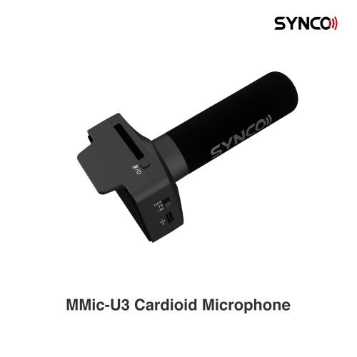 Synco MMic-U3 микрофон для смартфона, Преобразователь: Электрентый конденсаторный, Направленность микрофона: Кардиоида, Частотный диапазон: 50Гц-12КГц фото 9