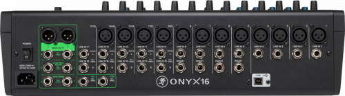 MACKIE ONYX16 16-канальный микшер с поканальной записью, процессором эффектов и USB фото 4