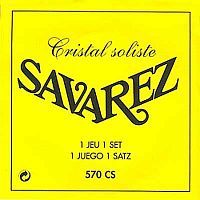 Savarez 570CS Cristal Soliste Yellow high tension струны для кл. гитары нейлон