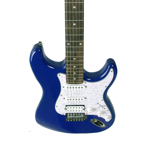 REDHILL STM200/DPBL эл.гитара, Stratocaster, 1V/2T/3P, S-S-H, тополь/клен, цвет темно-синий фото 3