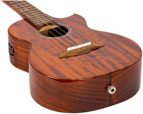 FLIGHT MUSTANG TENOR EQ-A укулеле тенор с активным звукоснимателем, ALL SOLID акация, чехол фото 5