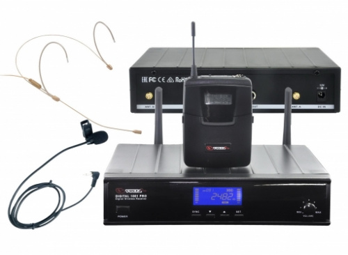 VOLTA DIGITAL 1001H PRO Микрофонная цифровая радиосистема с карманным передатчиком и головным микроф