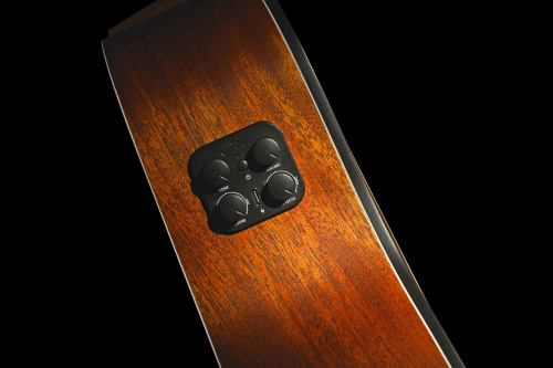 KEPMA EDCE K10 Black Matt трансакустическая гитара, цвет черный, в комплекте 3м кабель фото 9