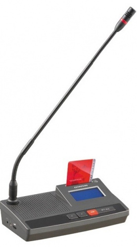 GONSIN TL-VXC6000 Микрофонная консоль председателя с функцией синхроперевода. Поддержка IC-карт регистрации. ЖК дисплей. Встроен фото 2