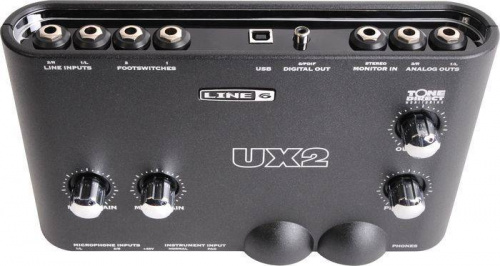 LINE 6 TONEPORT UX2 Mk2 AUDIO USB INTERFACE Аудио интерфейс USB со встроенным моделирующим процессором эффектов (гитара, бас, вокал), 16/24 бит 41.1/4 фото 17