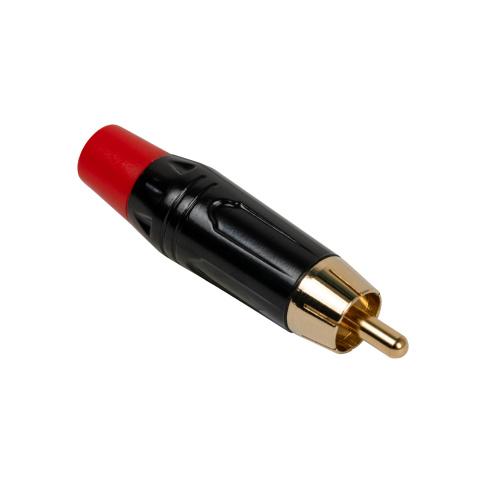 ROCKDALE RCA053 кабельный разъем RCA, металлический корпус, позолоченные контакты, цвет черный фото 2