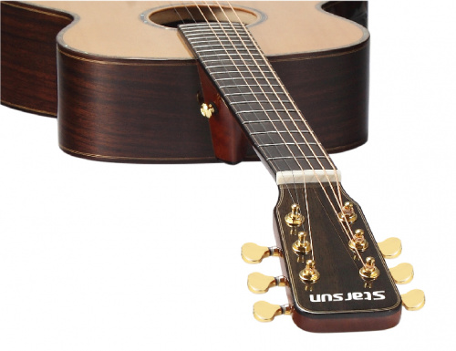 STARSUN F2 Electroacoustic электроакустическая гитара, цвет натуральный фото 3
