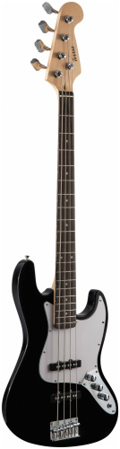 TERRIS TJB-46 BK бас-гитара jazz bass,цвет черный фото 4