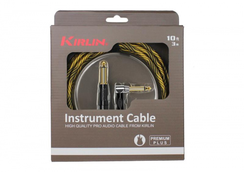 Kirlin IWB-202BFGL 6M WBO кабель инструментальный Разъемы: 1/4" прямой моноджек 1/4" угловой мо фото 2