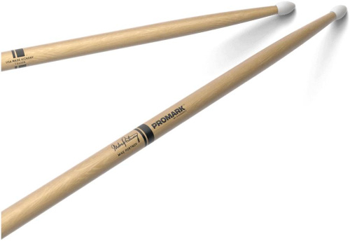 PROMARK TX420N Hickory Mike Portnoy барабанные палочки, орех, овальный нейлоновый наконечник фото 2