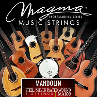 Magma Strings MA100 Струны для мандолины, Серия: Mandolin, Калибр: , Обмотка: посеребрёная.