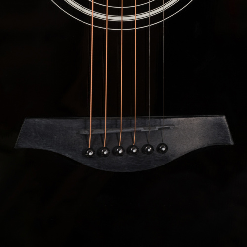 ROCKDALE Aurora D5 Gloss C BK акустическая гитара дредноут с вырезом, цвет черный, глянцевое покрыти фото 5