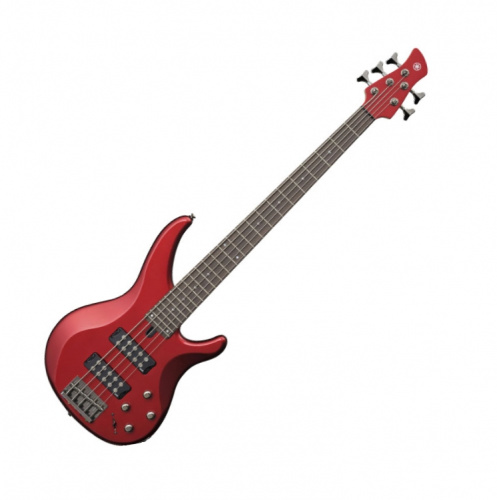 Yamaha TRBX305 CAR бас гитара типа Ibanez 5 стр, HH, 34 красное дерево, цвет красный