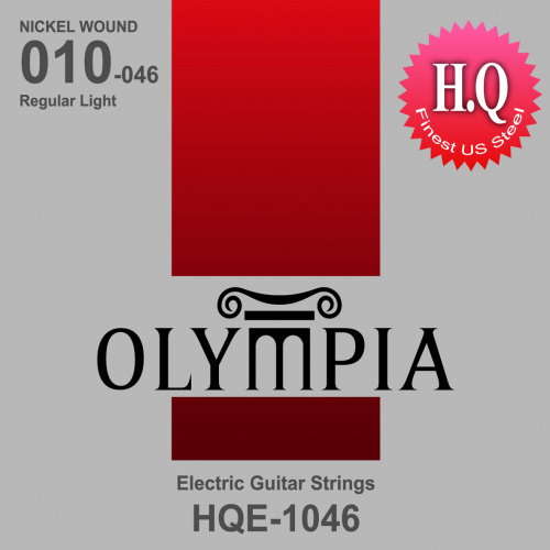 Olympia HQE1046 струны для эл.гитары Nickel Wound (10-13-17-26w-36-46)