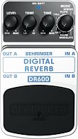 Behringer DR600 педаль цифровой ревербератор для гитар, бас-гитар и клавишных