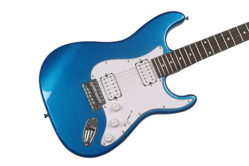 Bosstone SG-04HH BL+Bag Гитара электрическая, 6 струн цвет синий фото 3