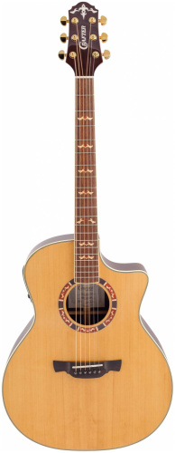 CRAFTER STG G-20ce VVS электроакустическая гитара, верхняя дека Solid ель, корпус палисандр