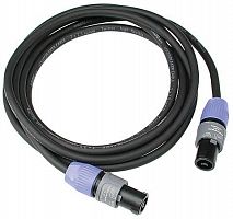 KLOTZ SC3-15SW готовый спикерный кабель 2 x 1.5мм, длина 15, Neutrik Speakon, пластик -Neutrik Speakon, пластик, цвет черный
