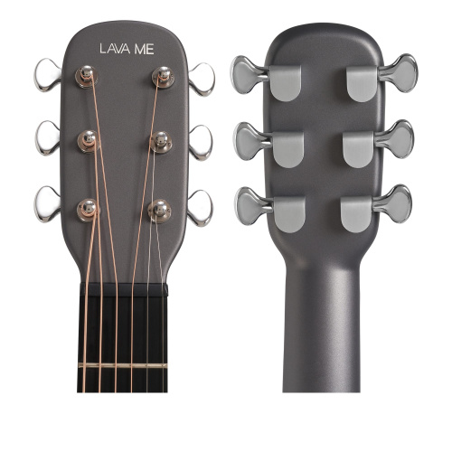 Lava ME 3 36 Space Gray трансакустическая гитара с чехлом, 36", цвет серый фото 4