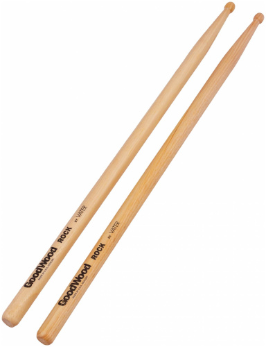 VATER GWRW барабанные палочки Rock, серия Goodwood (2 сорт), деревянный наконечник, материал гик