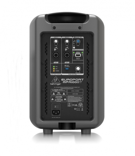 Behringer MPA100BT портативная система звукоусиления, 100 Вт, НЧ 6 ВЧ 0.75 Bluetooth фото 2