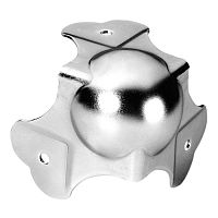 ADAM HALL 4107 угол усиленный, для рэка 64 mm, шар с тремя длинными ногами, оцинкованный металл 1.5