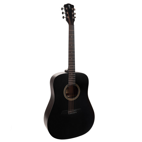ROCKDALE Aurora D3 BKST Акустическая гитара дредноут, цвет черный, сатиновое покрытие фото 7