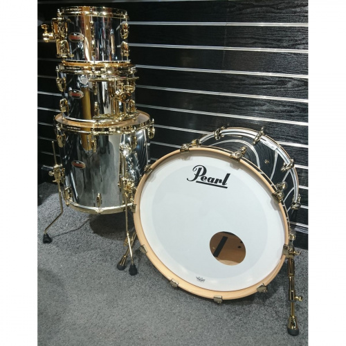 Pearl MRV924XEP/G426 ударная установка из 4-х барабанов, цвет Mirror Chrome, без стоек фото 2