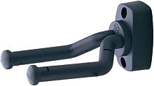 K&M 16280-000-55 black держатель для гитар настенный 0.2 kg.