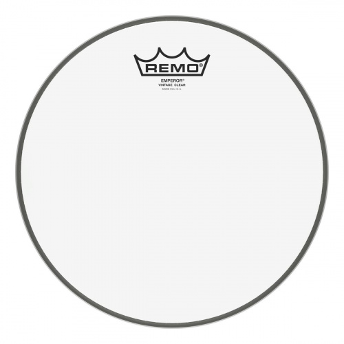 Remo VE-0310-00 10" Emperor Vintage Clear, пластик для барабана, двойной, прозрачный