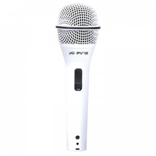 Peavey PVi 2W XLR MIC Комплект: микрофон динамический кардиоидный вокальный белого цвета, кабель XLR-XLR 6м, крепление с адаптер