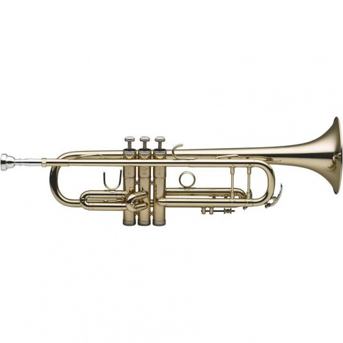VERMONT JYTR409 труба студенческая Bb, тип Bach, прозрачный лак, раструб 127мм, чехол в комплекте