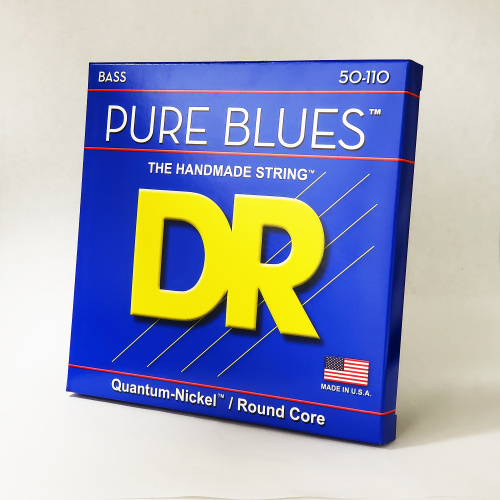 DR PB-50 PURE BLUES Quantum Nickel струны для 4-струнной бас-гитары никель 50 110 фото 2