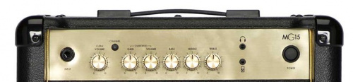 MARSHALL MG15G усилитель гитарный транзисторный, комбо, 1х8" 15Вт, 2 канала (Clean, Overdrive), выхо фото 3
