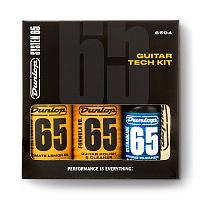 Dunlop System 65 Guitar Tech Kit 6504 набор для ухода за гитарой, 3 средства