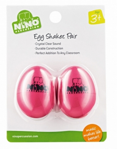 MEINL NINO540SP-2 шейкер-яйцо, пара, материал: пластик, цвет: розовый