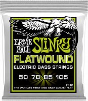 Ernie Ball 2812 струны для бас-гитары Regular Slinky Flatwound Bass (50-70-85-105)