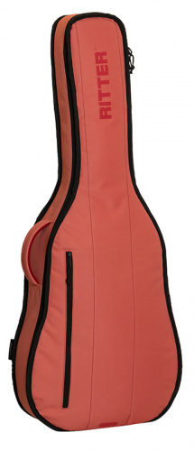 Ritter RGE1-CT/FRO Чехол для классической гитары 3/4 серия Evilard, защитное уплотнение 13мм+10мм, цвет Flamingo Rose фото 2