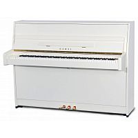 KAWAI K-15E (B) WH/P пианино, 110х149х59, 196 кг., цвет белый полированный, мех. Ultra Responsive
