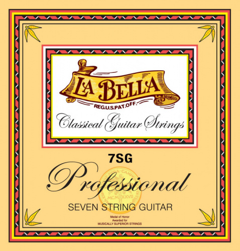 LA BELLA 7SG Струны для классической гитары
