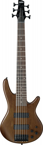 IBANEZ GIO GSR206B-WNF WALNUT FLAT 6-струнная бас-гитара, цвет ореховый, корпус - махагони, гриф - клён, профиль грифа - GSR6, накладка грифа - палиса